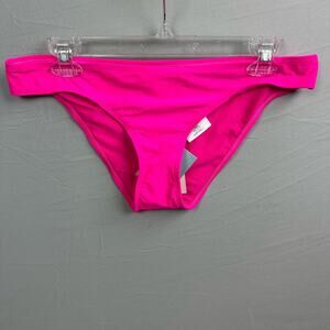 Roxy Surf Essentials Scooter Bikini Bottom Women’s Large Hot Pink